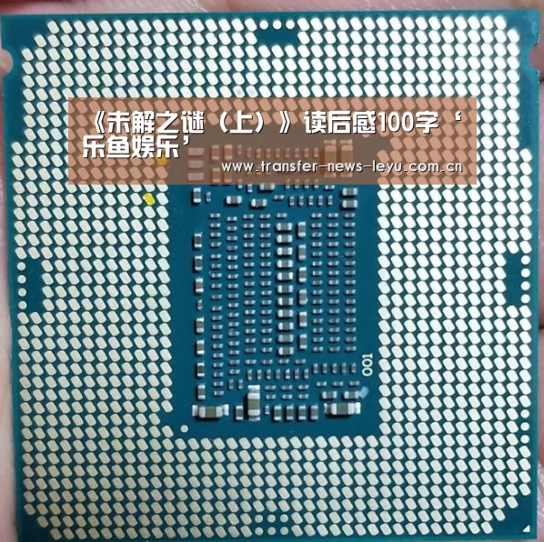 《未解之谜(上)》读后感100字‘乐鱼娱乐’(图1) 乐鱼体育在线登录